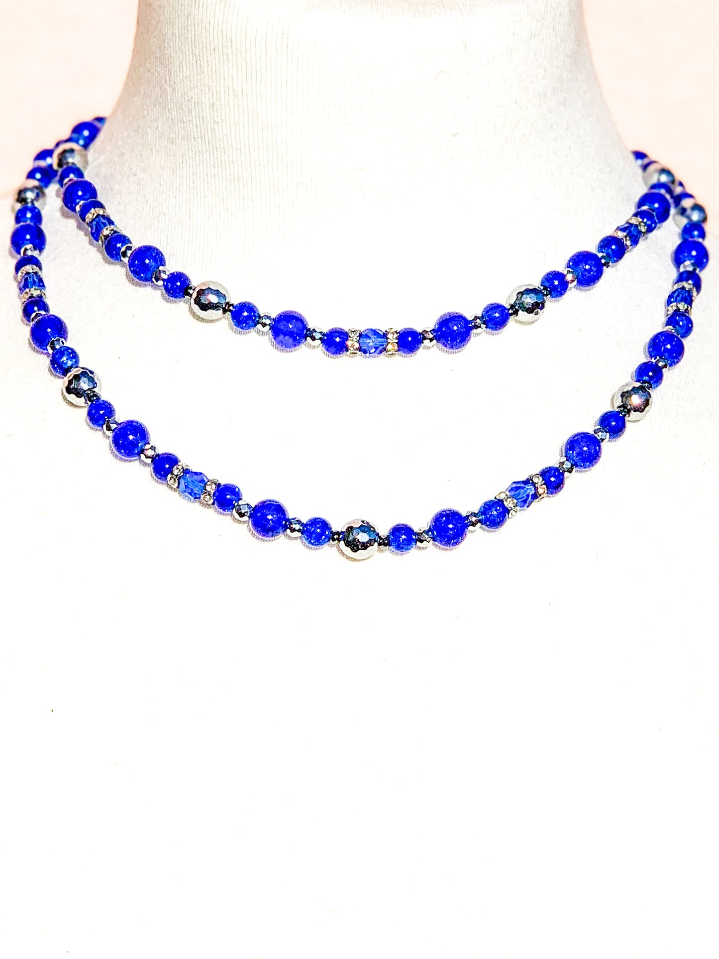 Princess | Royal Blue Sapphire Necklace (Long)