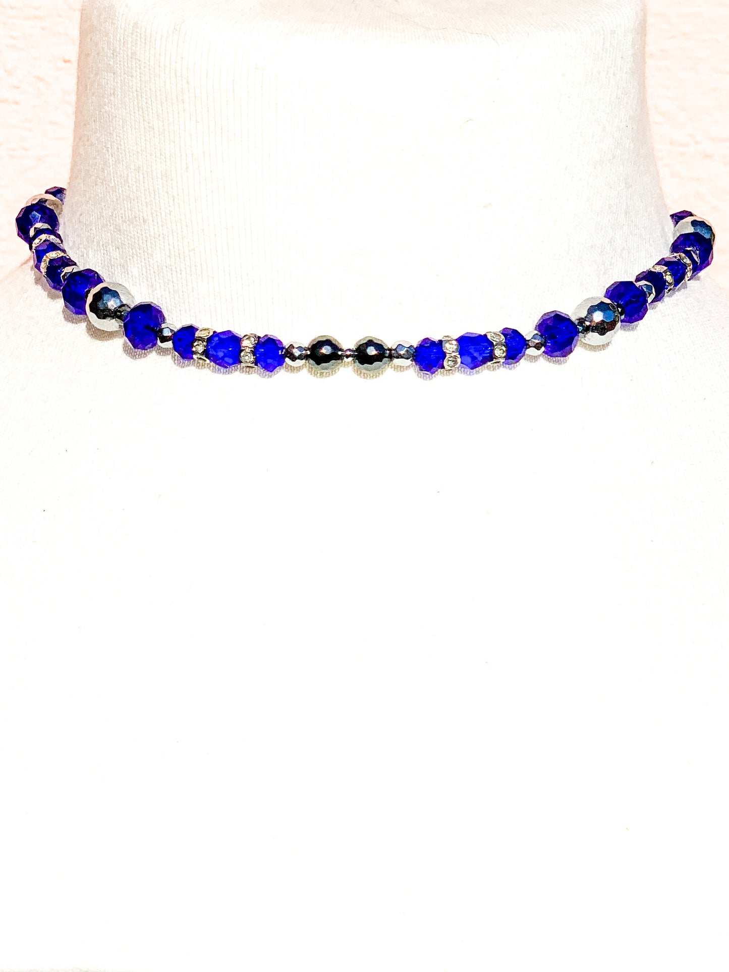 Princess | Dark Blue Sapphire Necklace (Extra Small)