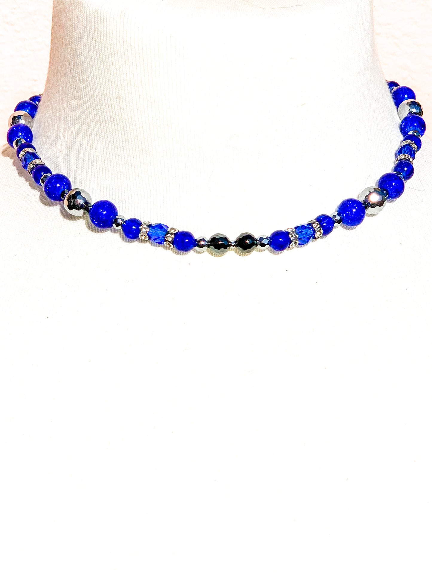 Princess | Royal Blue Sapphire Necklace (Extra Small)