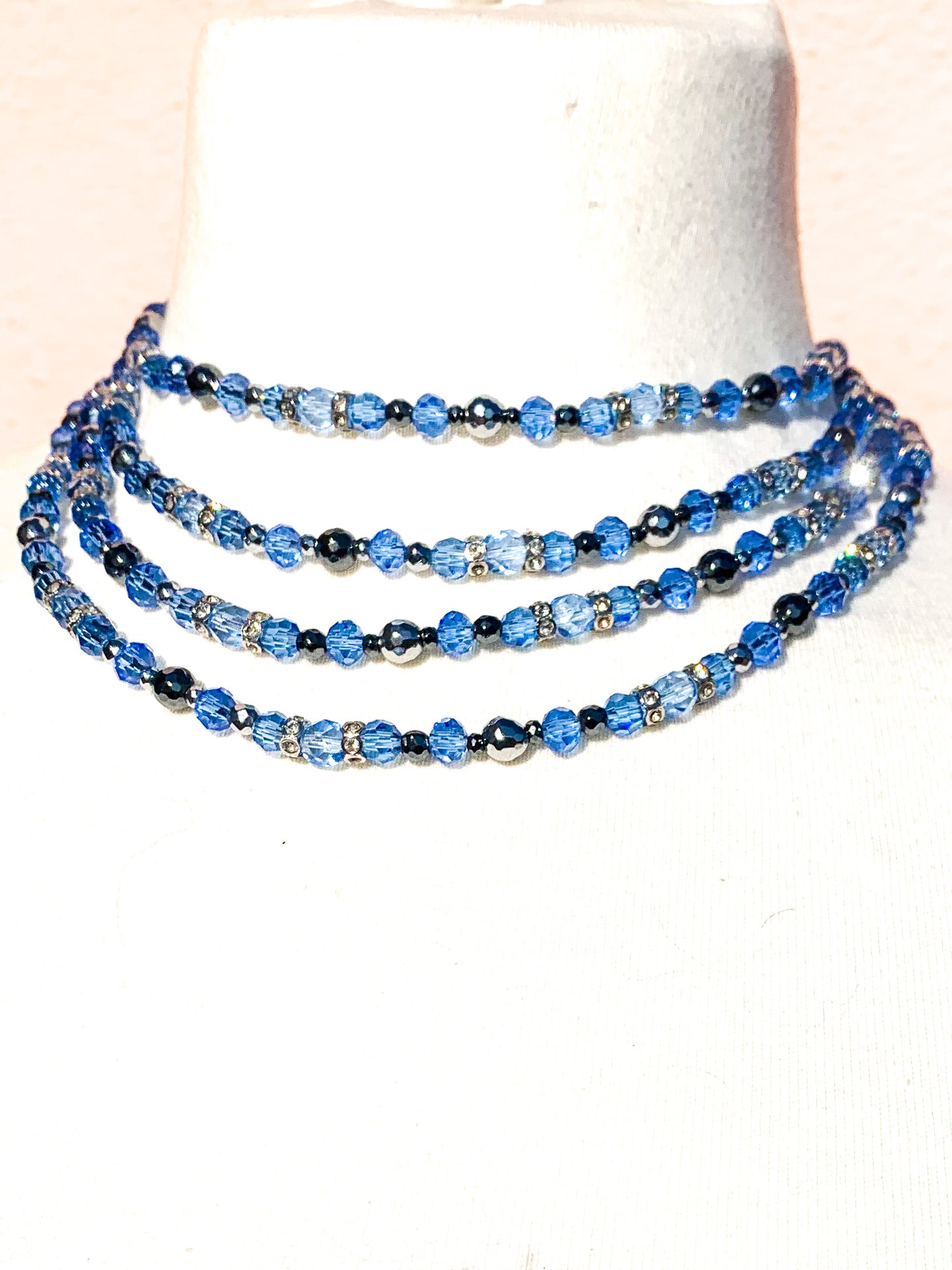 Princess | Cornflower Blue Sapphire Necklace (Extra Long)