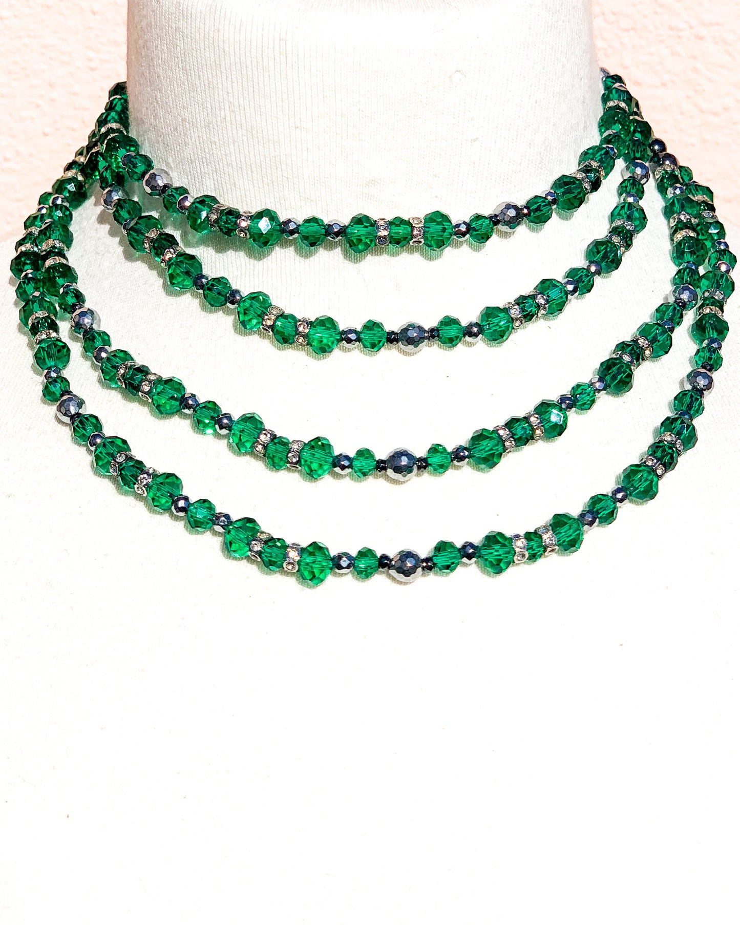 Princess | Emerald Necklace (Extra Long)