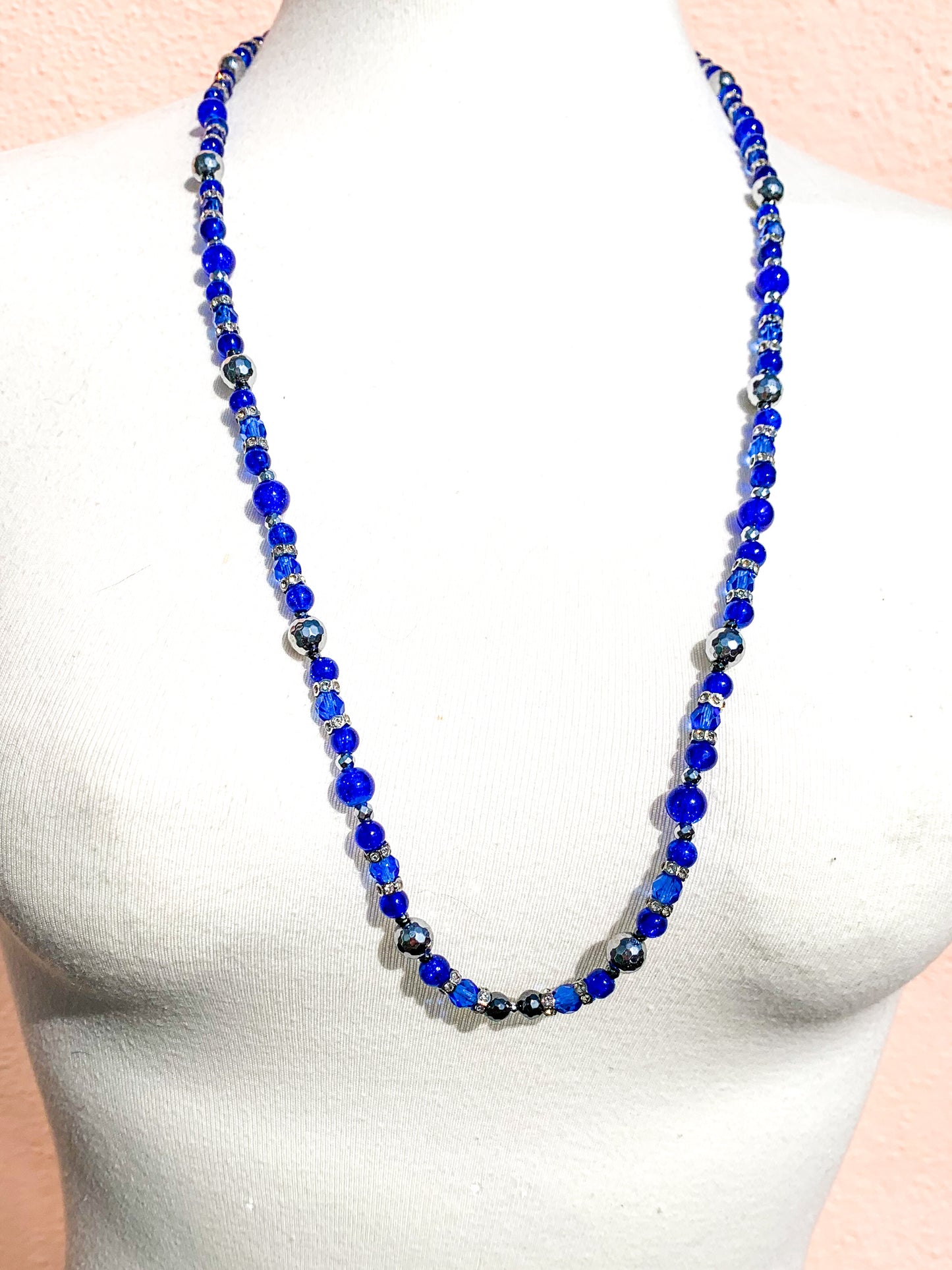 Princess | Royal Blue Sapphire Necklace (Medium)