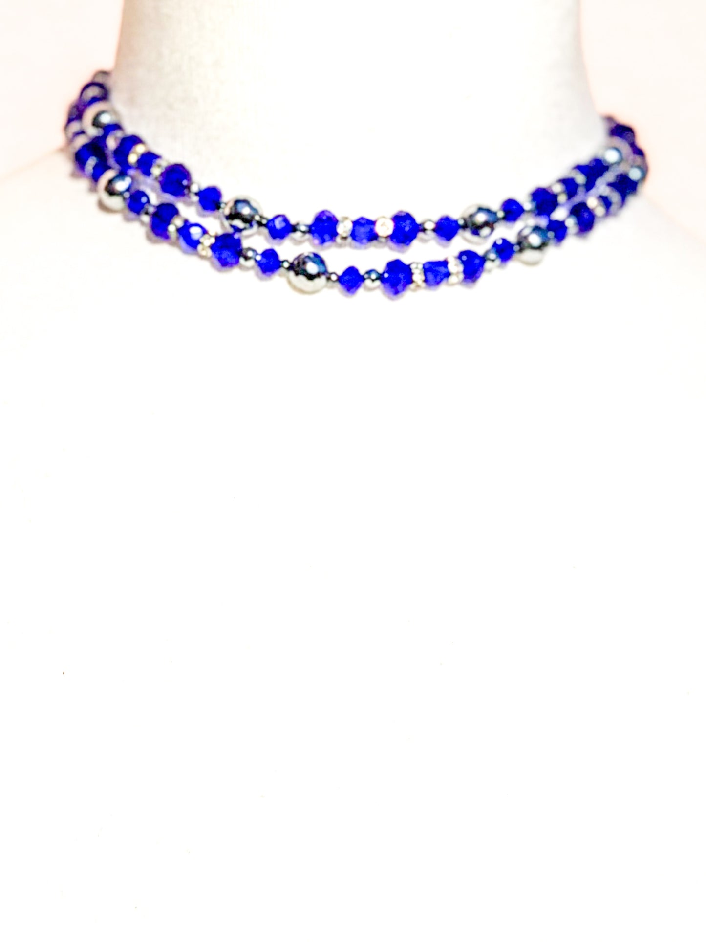 Princess | Dark Blue Sapphire Necklace (Long)