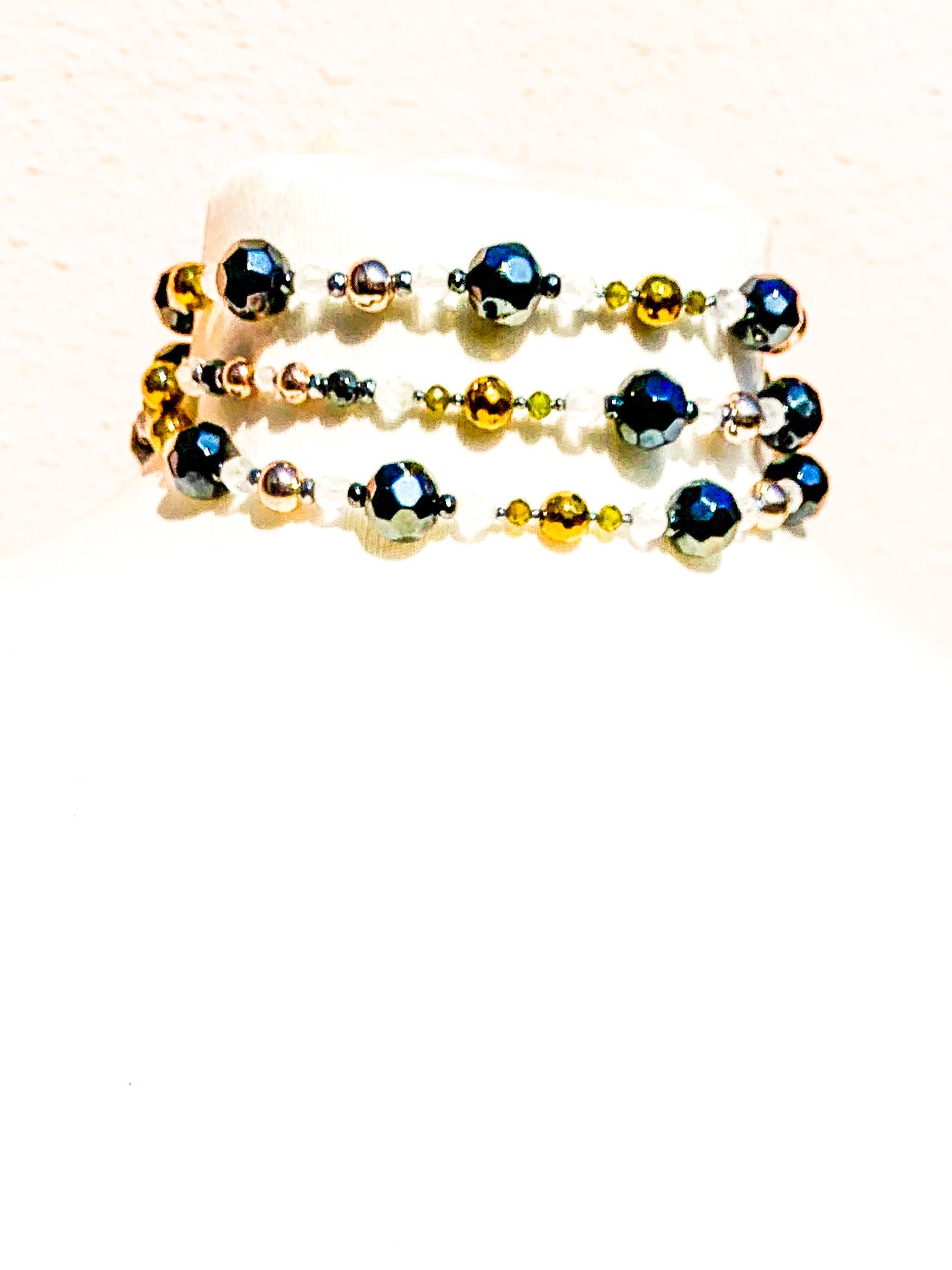 Four Colour Metal Necklace (Medium)