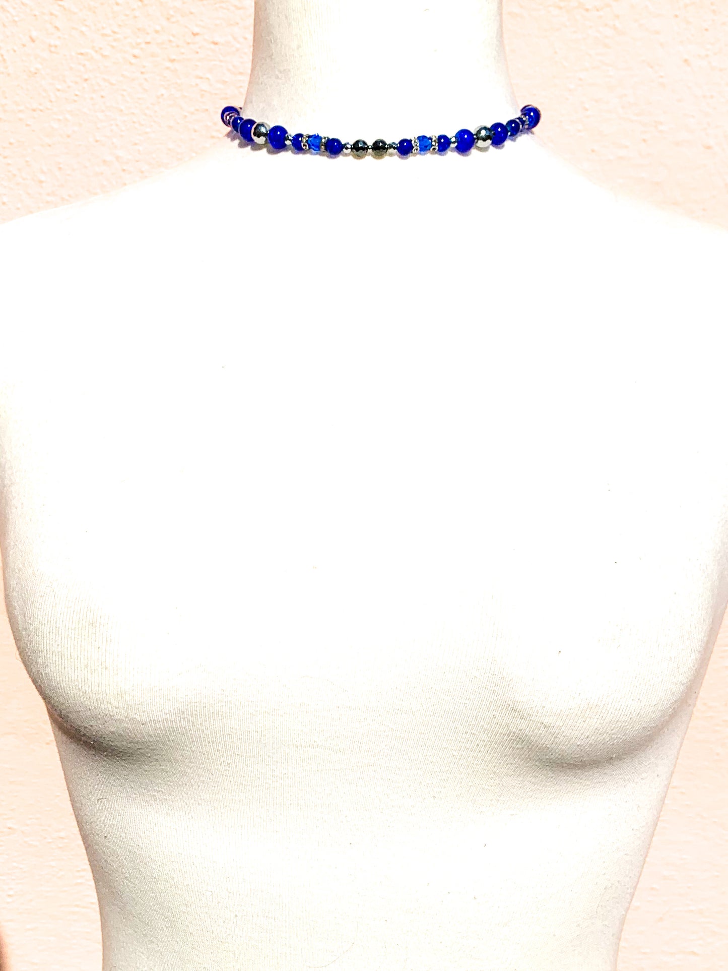 Princess | Royal Blue Sapphire Necklace (Extra Small)