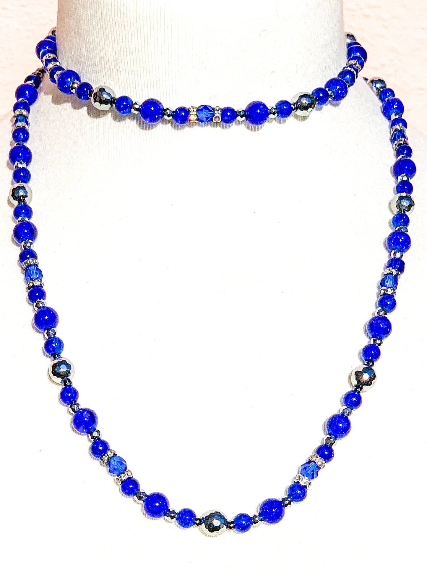 Princess | Royal Blue Sapphire Necklace (Long)