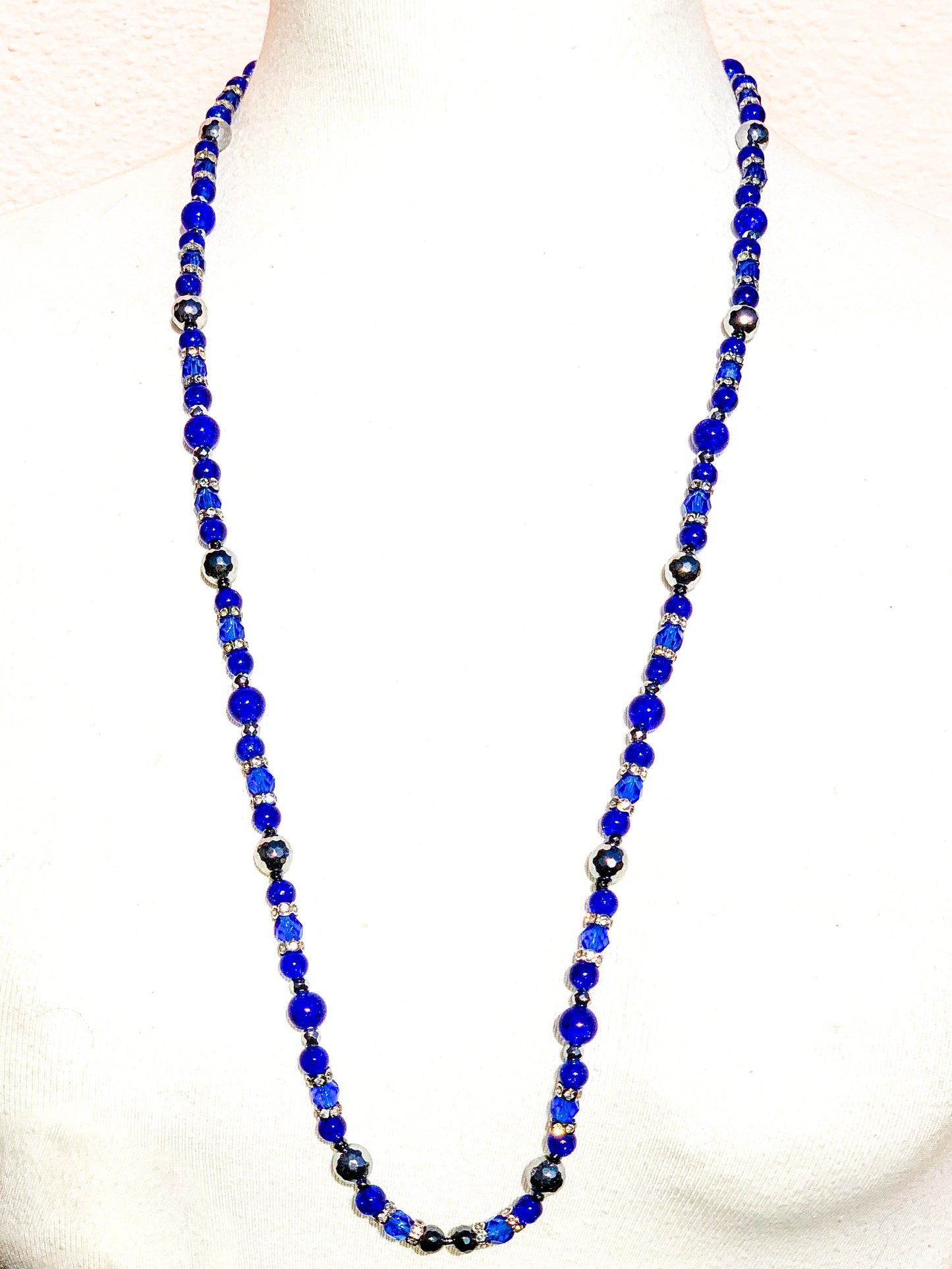 Princess | Royal Blue Sapphire Necklace (Medium)