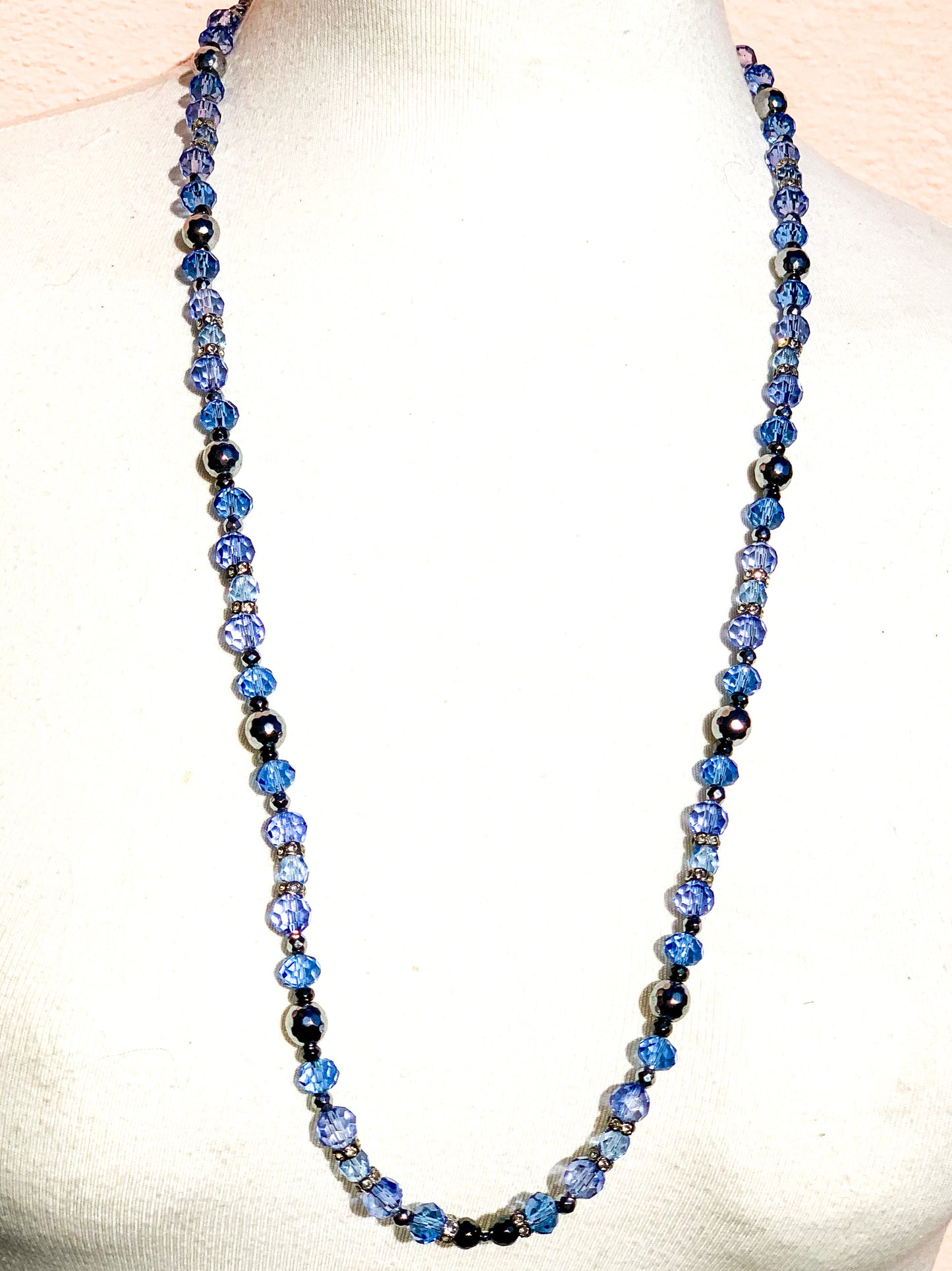 Princess | Cornflower Blue Sapphire Necklace (Long)