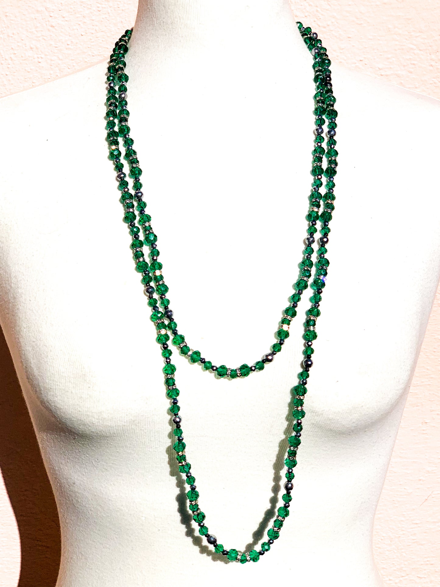 Princess | Emerald Necklace (Extra Long)