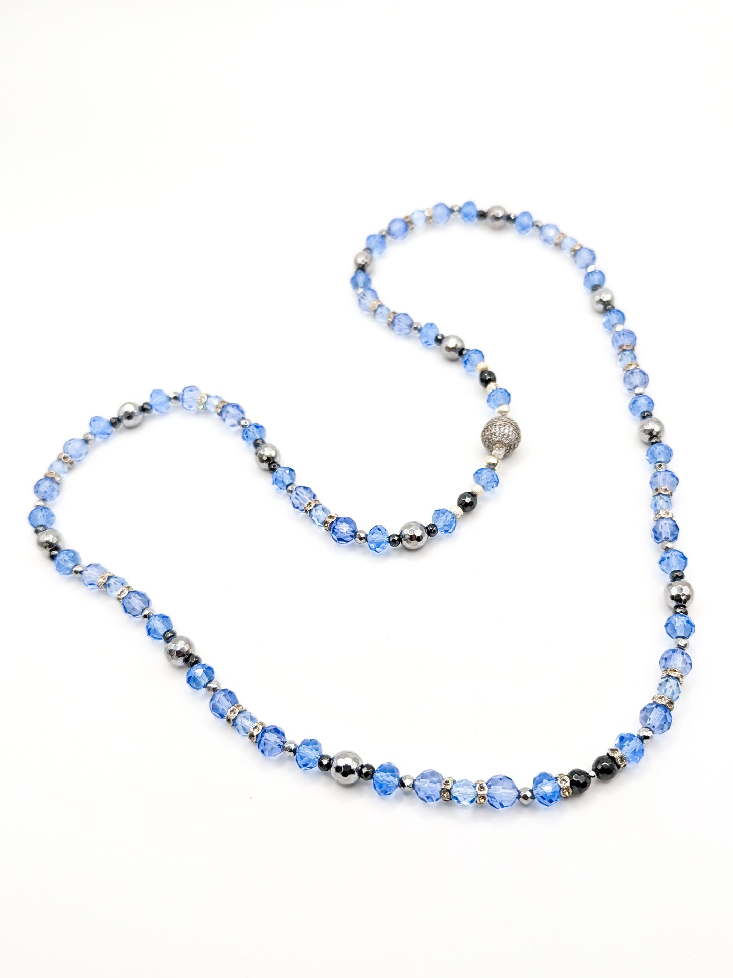 Princess | Cornflower Blue Sapphire Necklace (Long)