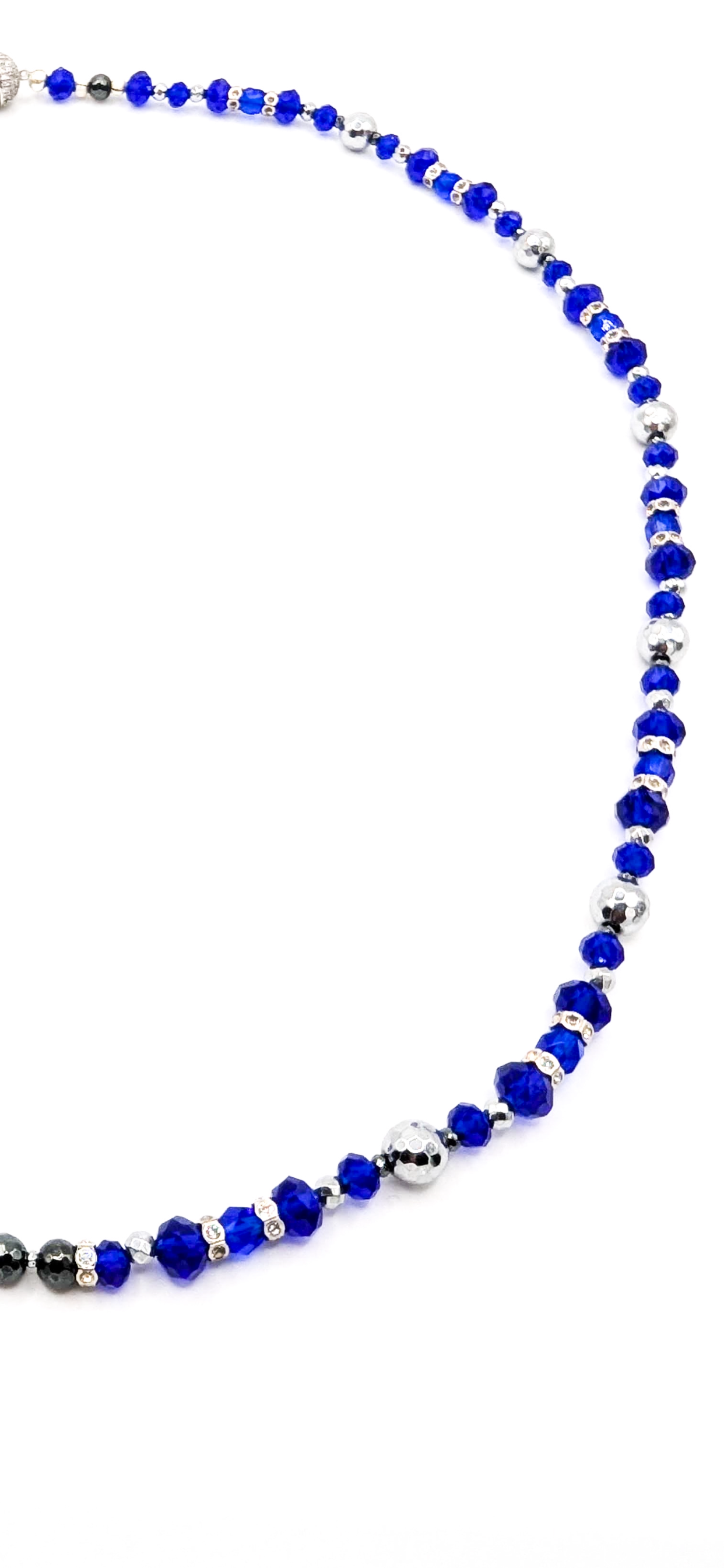 Princess | Dark Blue Sapphire Necklace (Long)