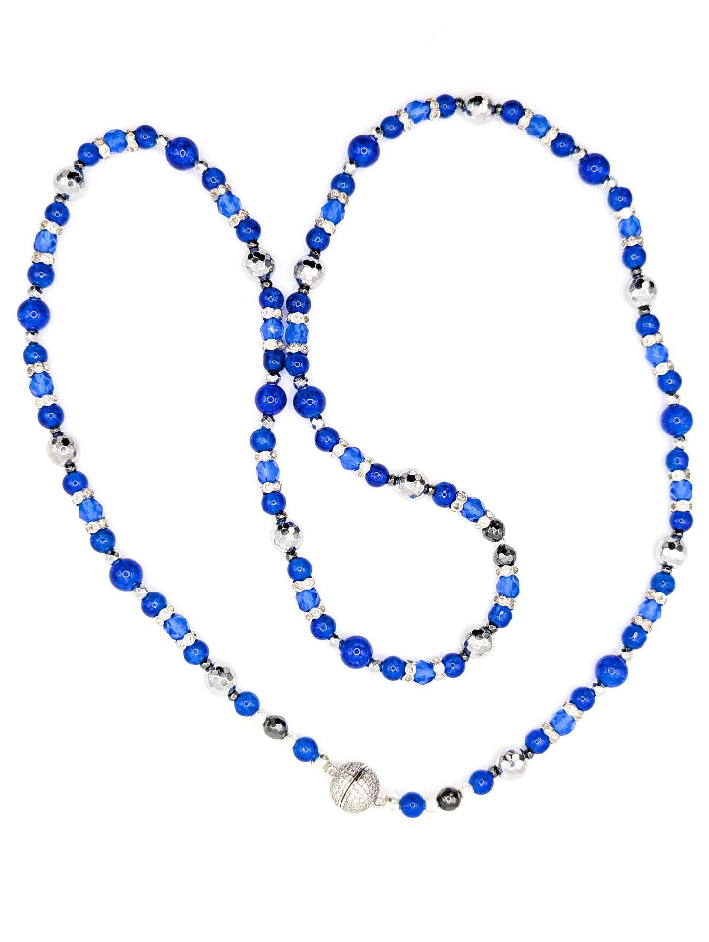 Princess | Royal Blue Sapphire Necklace (Medium)