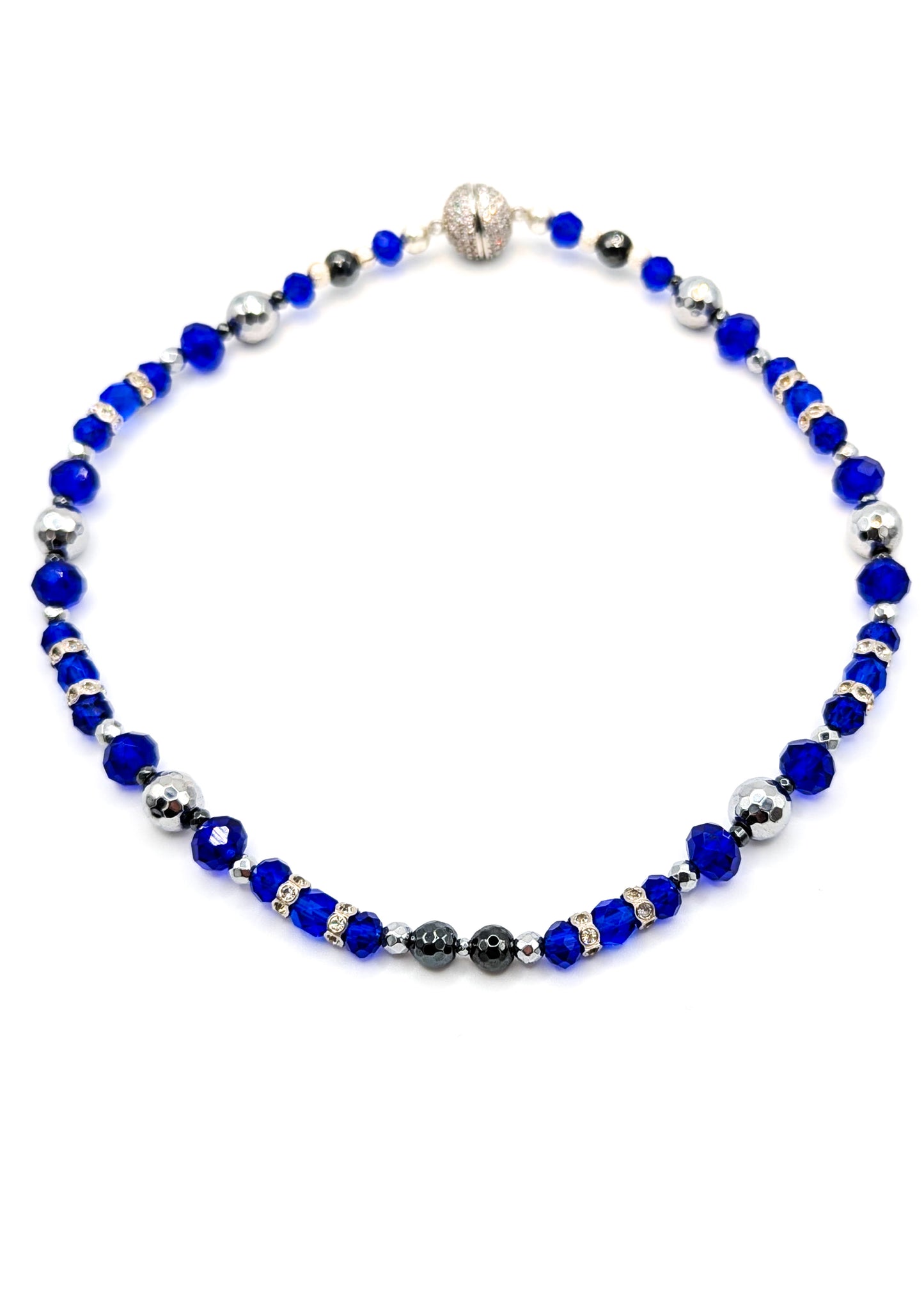 Princess | Dark Blue Sapphire Necklace (Extra Small)