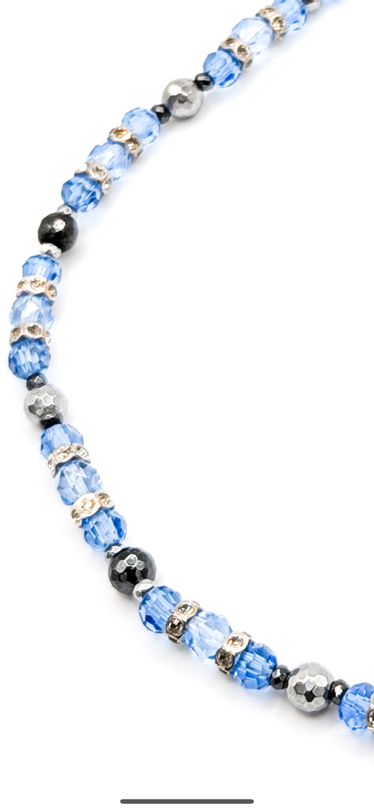Princess | Cornflower Blue Sapphire Necklace (Extra Small)