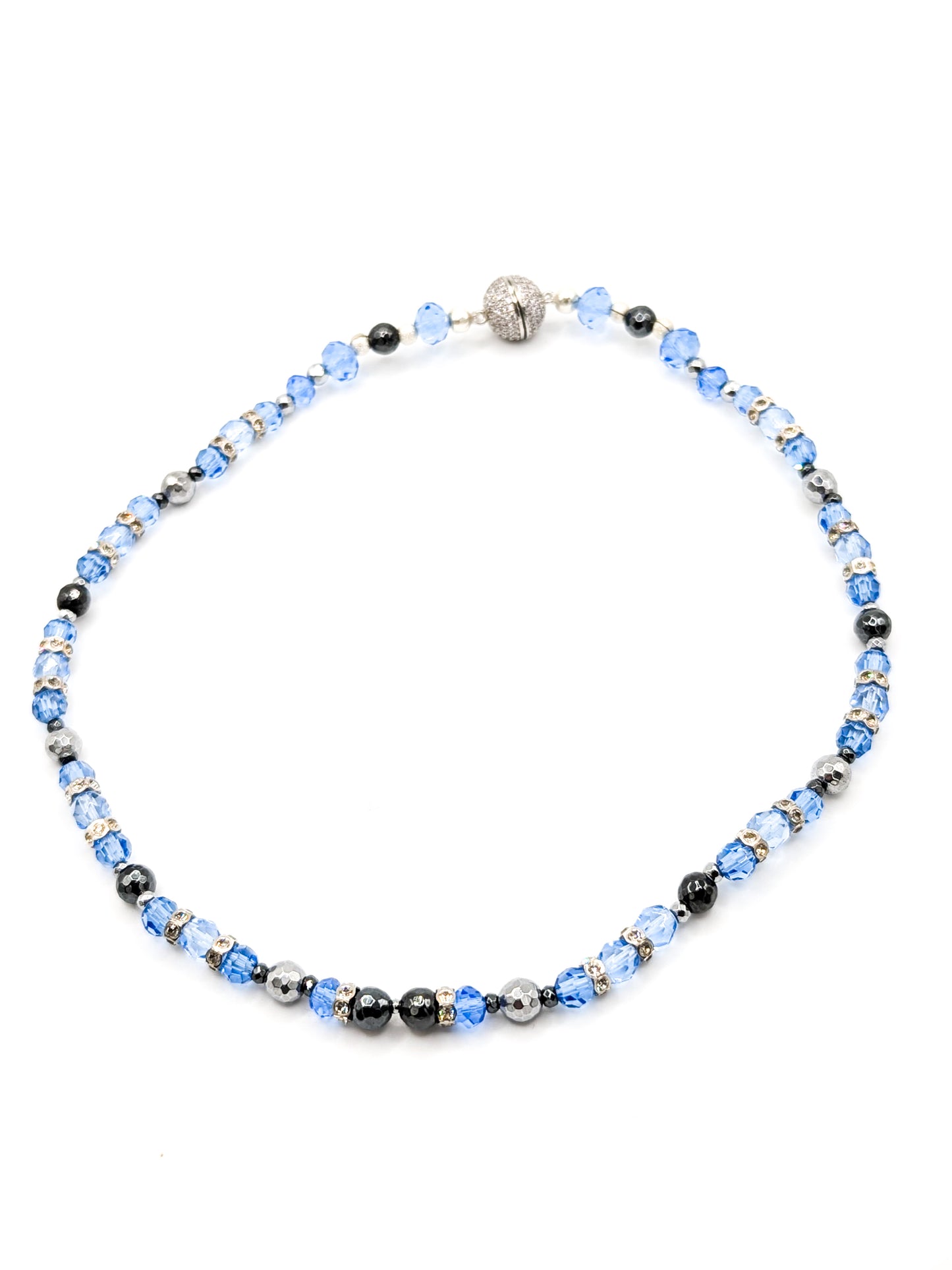 Princess | Cornflower Blue Sapphire Necklace (Extra Small)