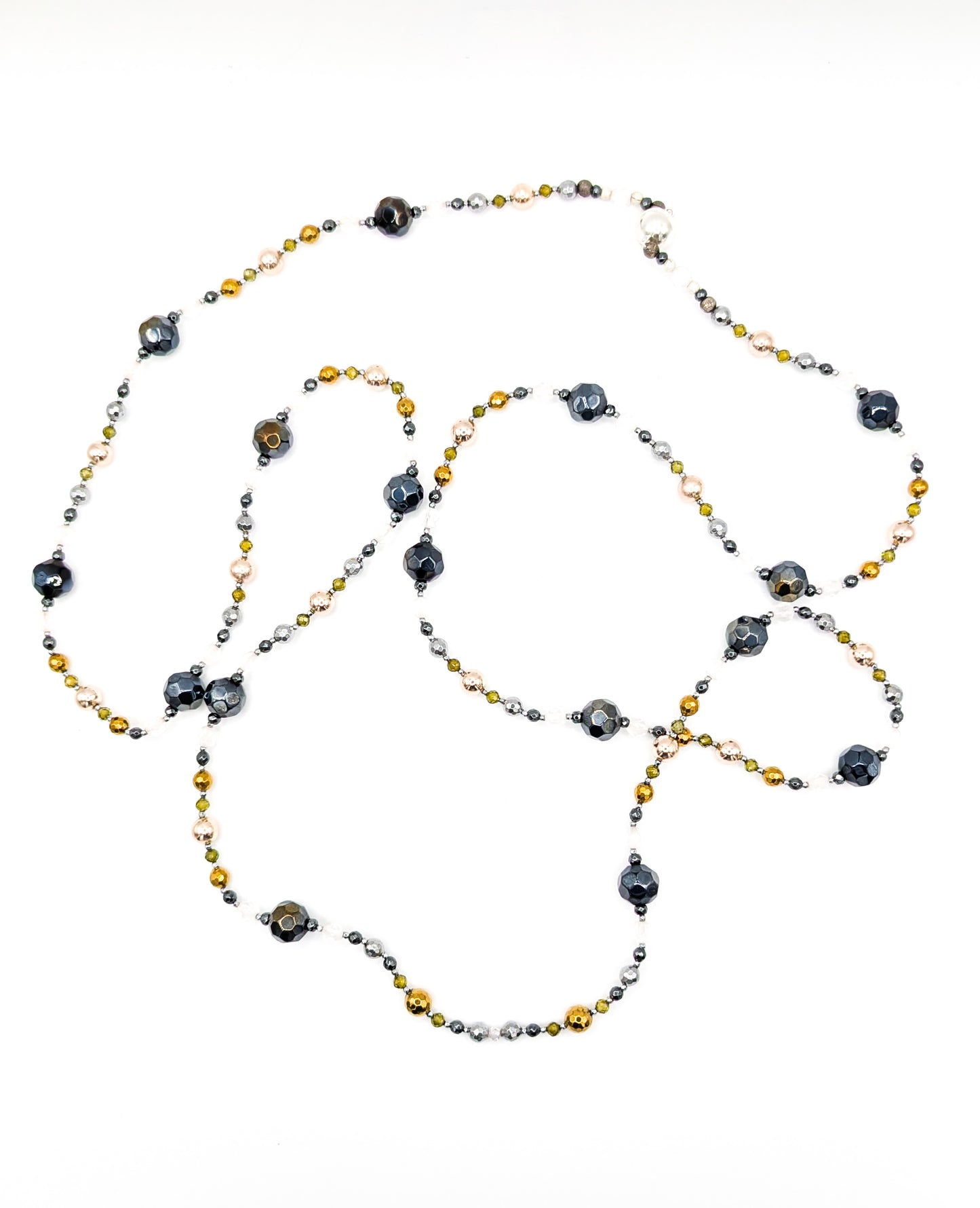 Four Colour Metal Necklace (Large)