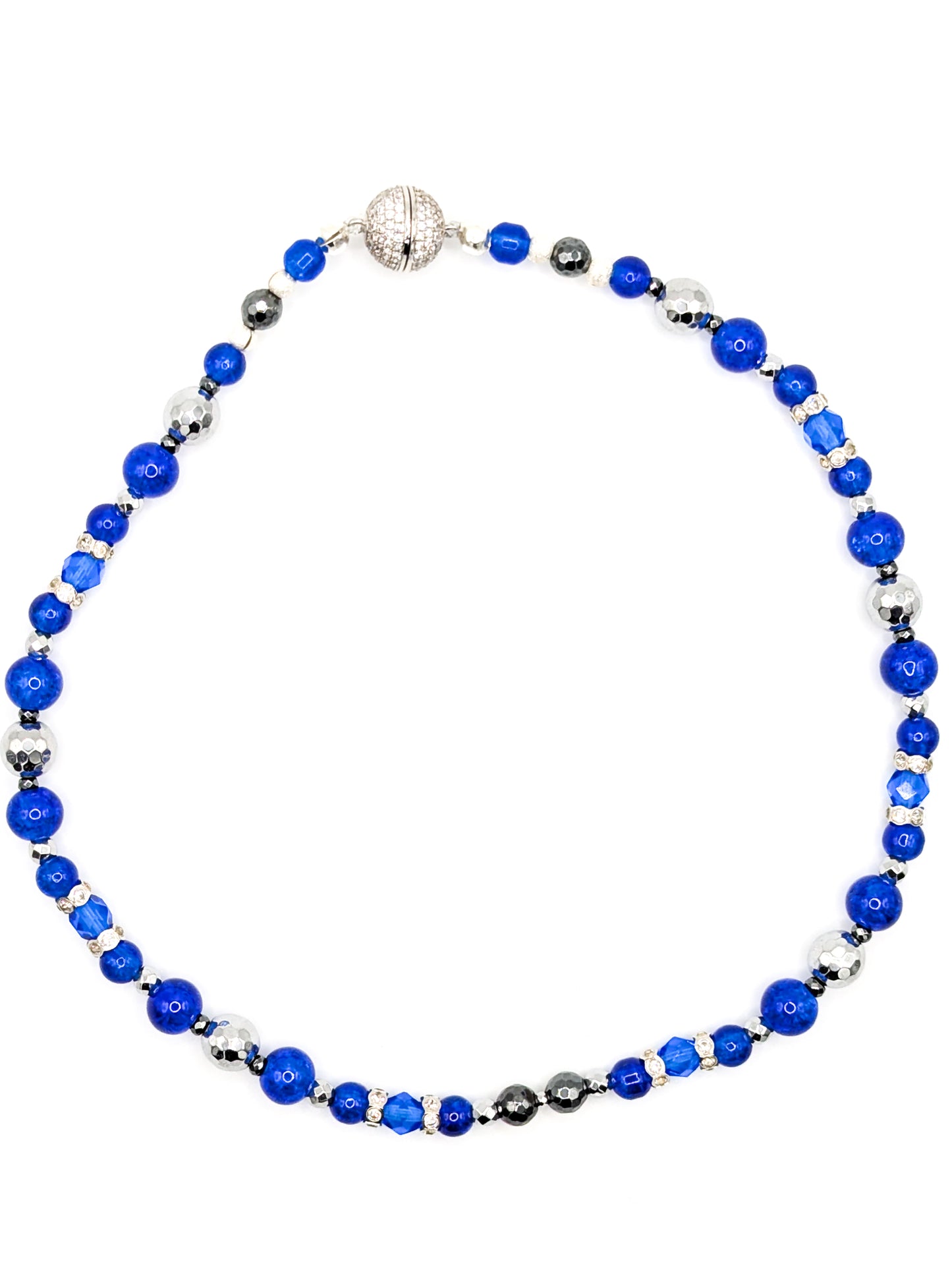 Princess | Royal Blue Sapphire Necklace (Extra Small)